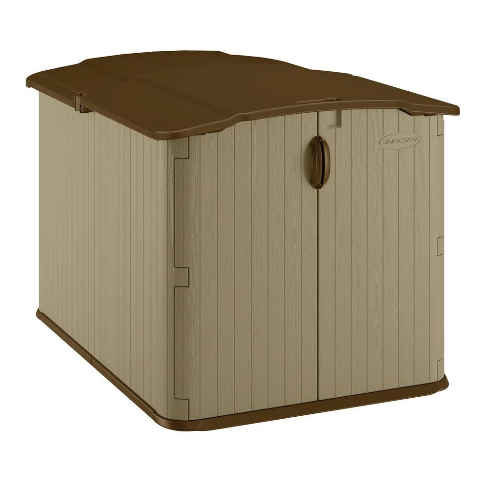 Suncast Glidetop 6 Ft 8 In X 4 Ft 10 In Resin Storage Shed for dimensions 1000 X 1000