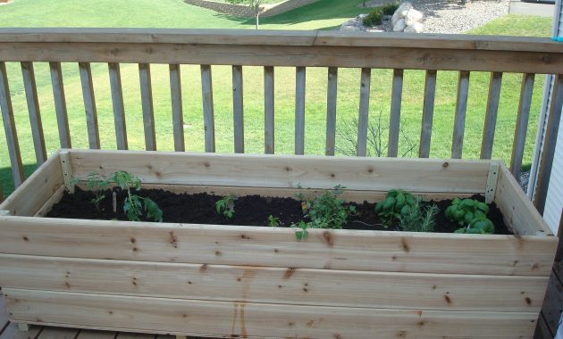 Garden Box On Deck • Deck Storage Box Ideas