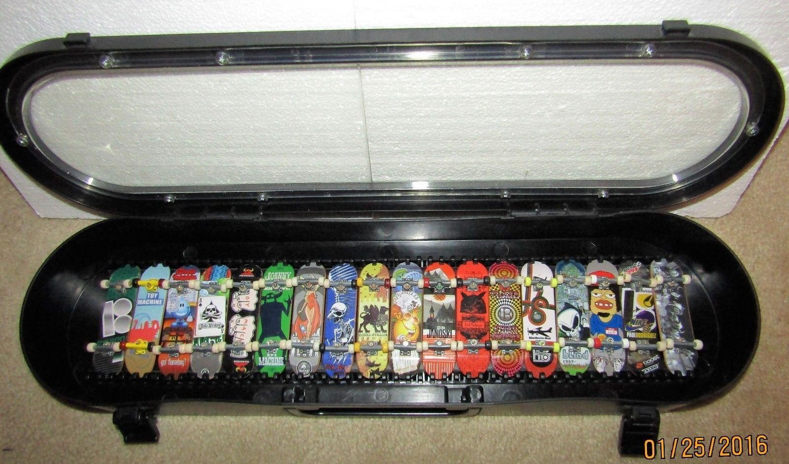 Tech Deck Storage Display Case With 18 Tech Deck 3 34 Fingerboards throughout dimensions 1600 X 941