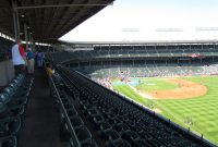 The Upper Deck Seats At Wrigley Field Chicago Il Augu Flickr throughout size 1024 X 768