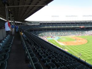 The Upper Deck Seats At Wrigley Field Chicago Il Augu Flickr throughout size 1024 X 768