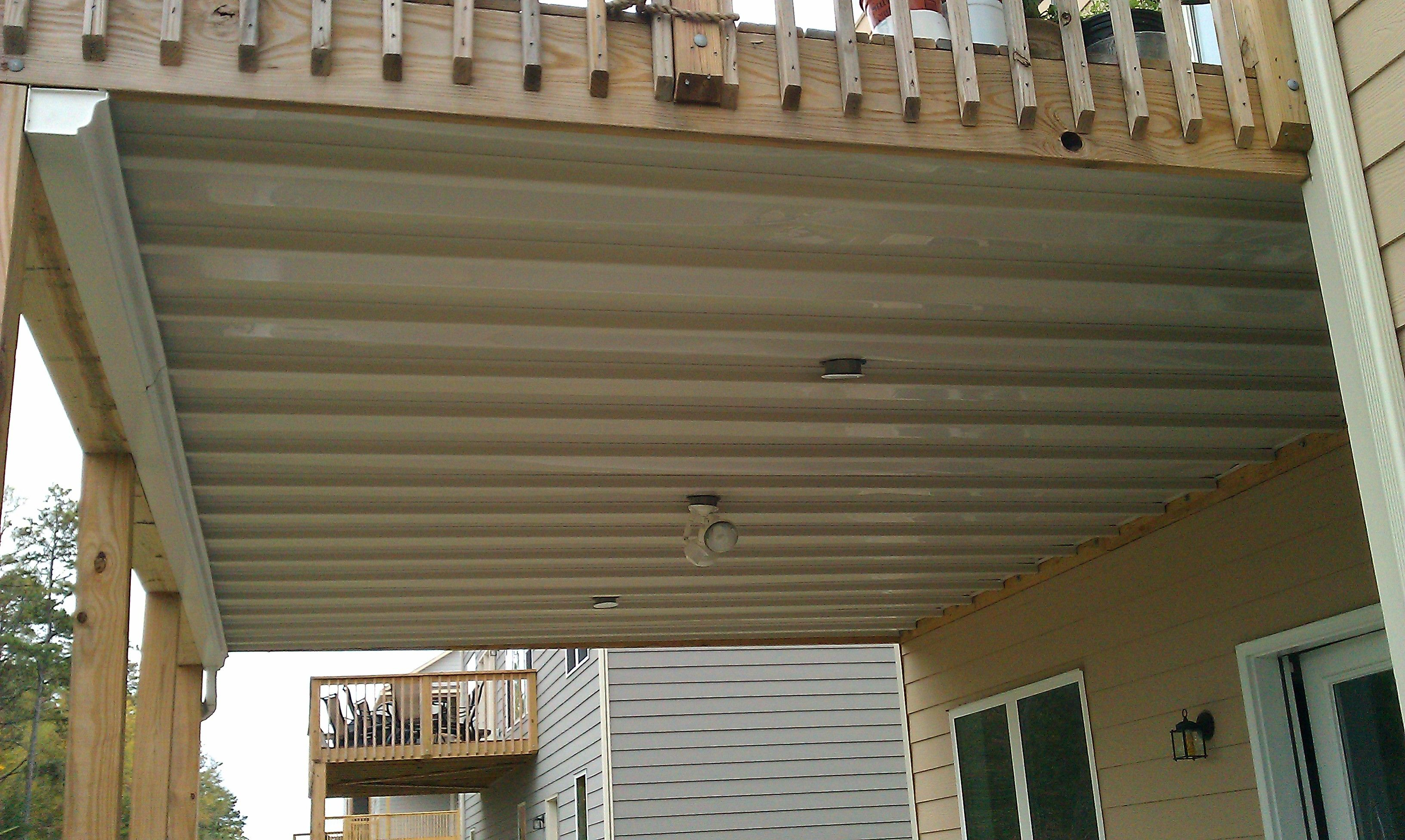 Under Deck Ceiling System Dryspace In 2019 Deck Deck Storage with regard to sizing 3264 X 1952