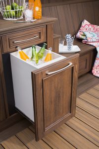 With Pull Out Trash Bins Hampers And Ice Coolers Trex Outdoor for sizing 3840 X 5760