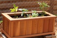 Wooden Planter Box Wood Country Rectangle Cedar Wood Boise Patio for measurements 1024 X 768