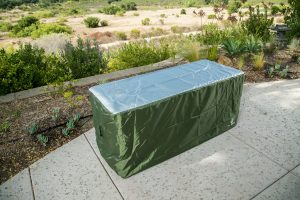 Yardstash Deck Box Cover Xl To Protect Large Deck Boxes Lifetime pertaining to measurements 3873 X 2582