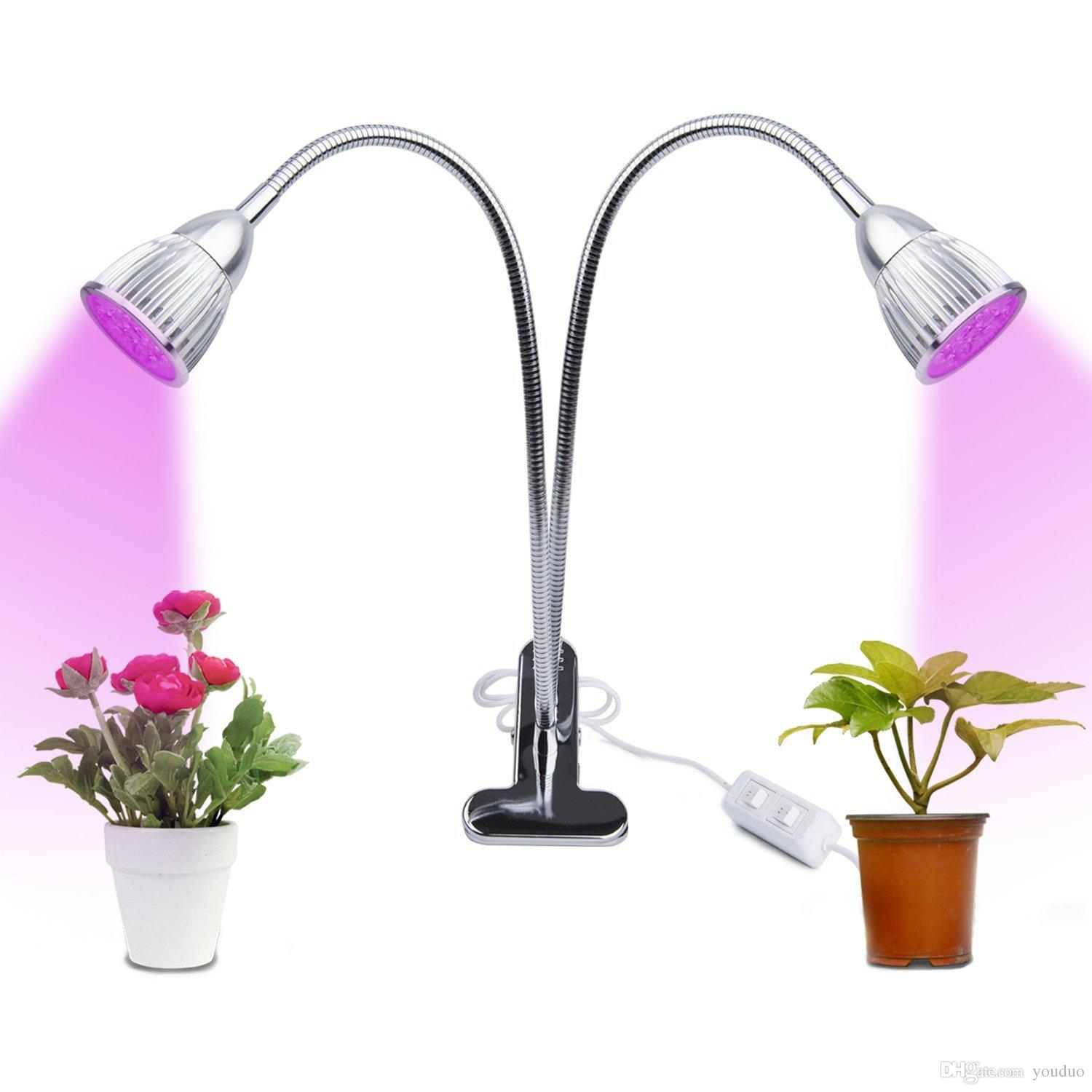 10w Desk Clip Grow Lamp 360 Flexible Gooseneck With Separate Control Switches Full Spectrum For Indoor Plants And Hydroponics intended for sizing 1500 X 1500