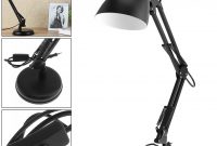 2019 Black Desk Lamp E27 Flexible Swing Arm Table Reading Light Lamp W Light Base Mount Clip 360 Rotation For Office Home Bedroom From Stylenew throughout dimensions 1190 X 1190