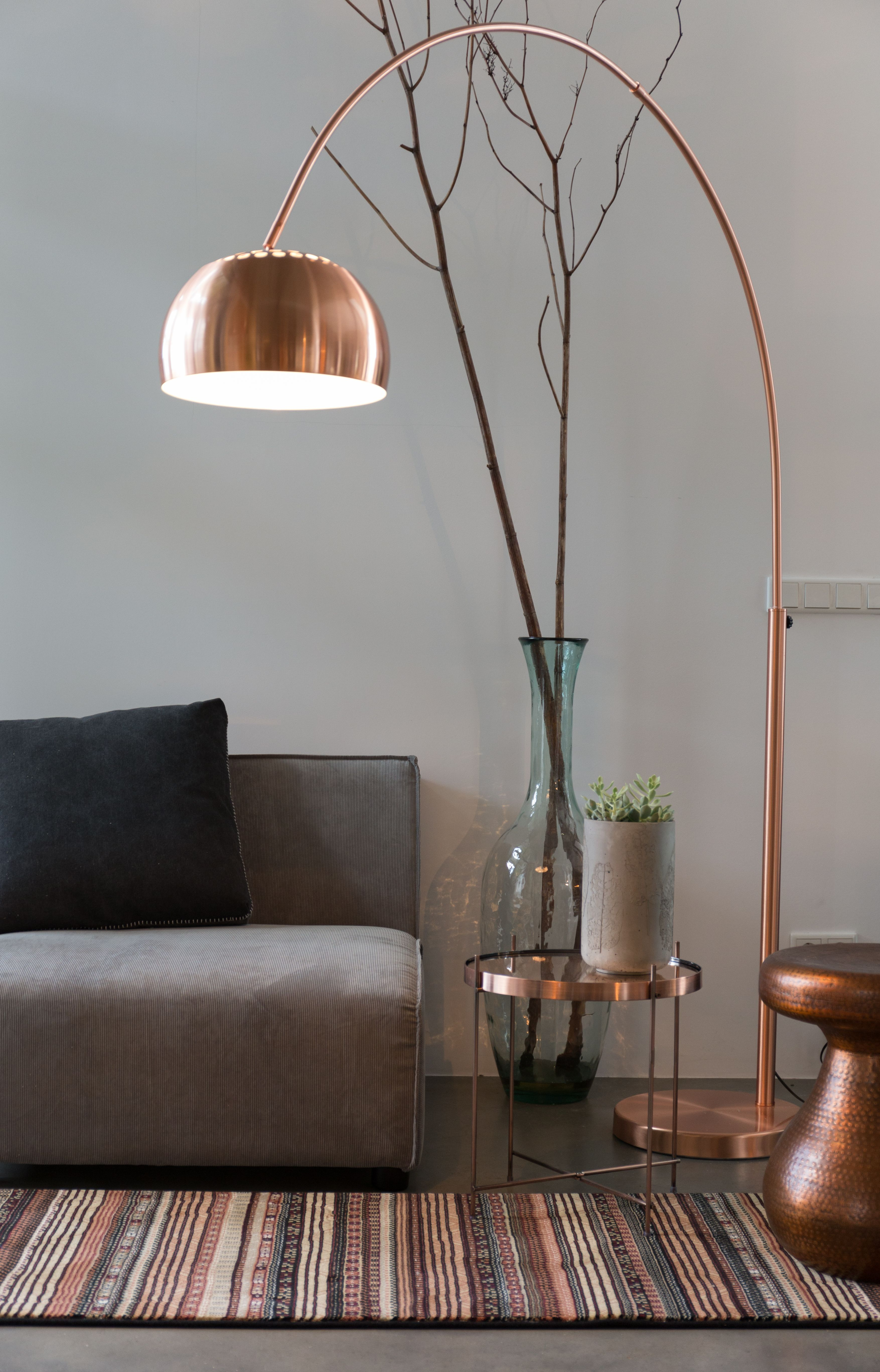 23 Ways To Decorate With Copper Modern Floor Lamps Arc pertaining to measurements 3508 X 5466