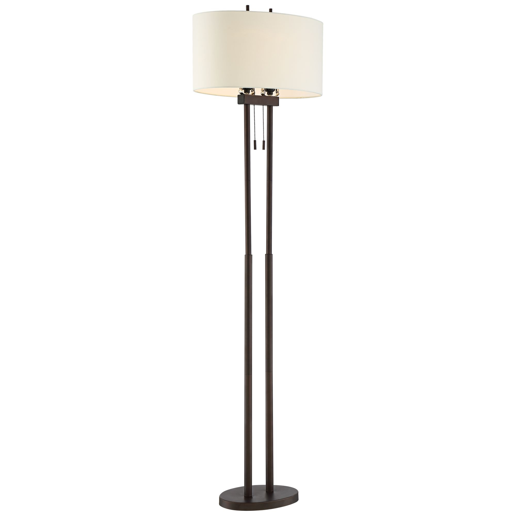 360 Lighting Modern Floor Lamp Twin Pole Oil Rubbed Bronze in sizing 2000 X 2000