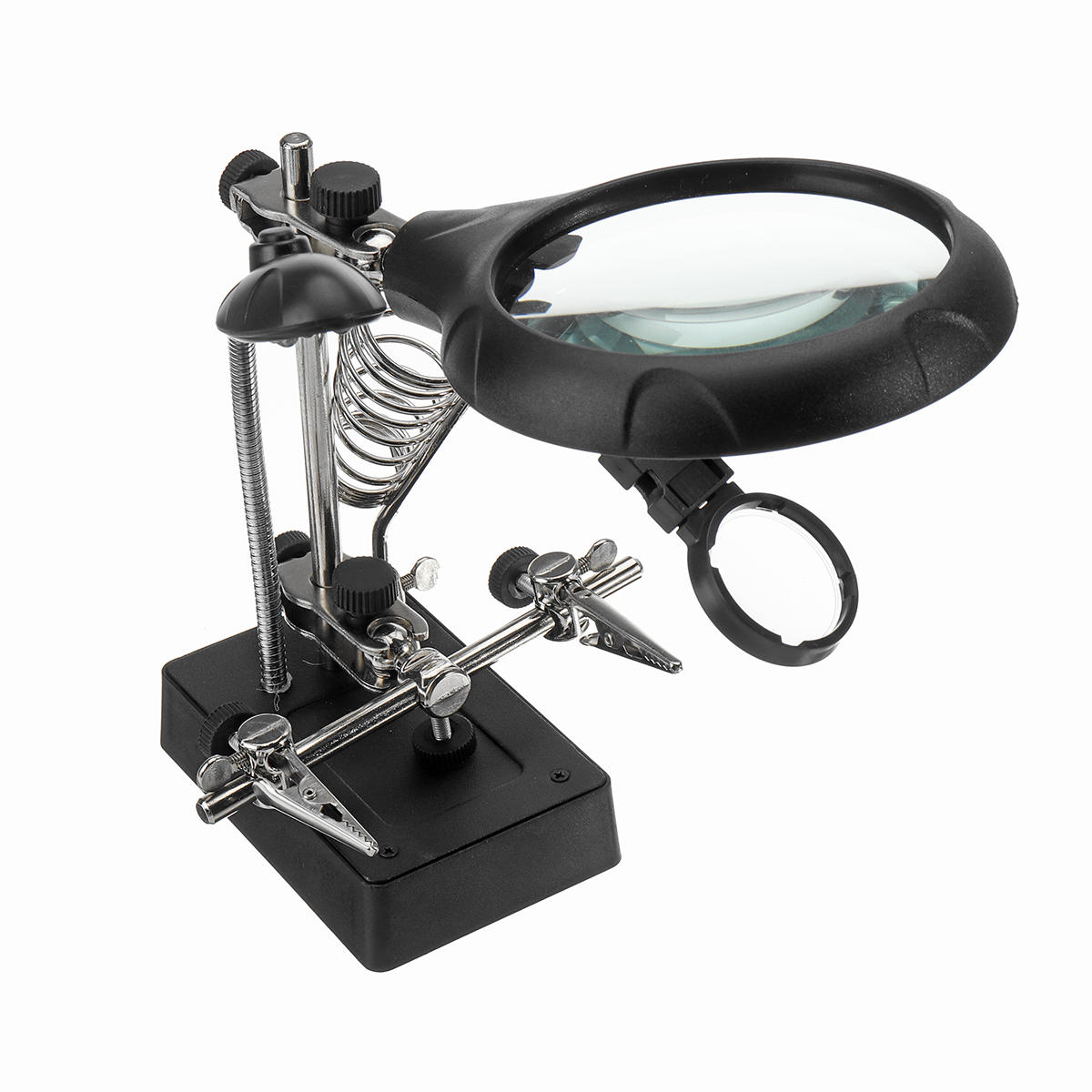 5led Light Desk Lamp Magnifier Desktop Magnifying Glass Adjustable Support Clamp intended for measurements 1200 X 1200