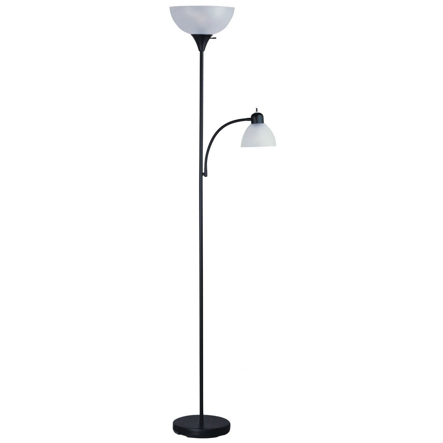 72 Inch Tall Black Floor Lamp With Adjustable Reading Side with sizing 1500 X 1500