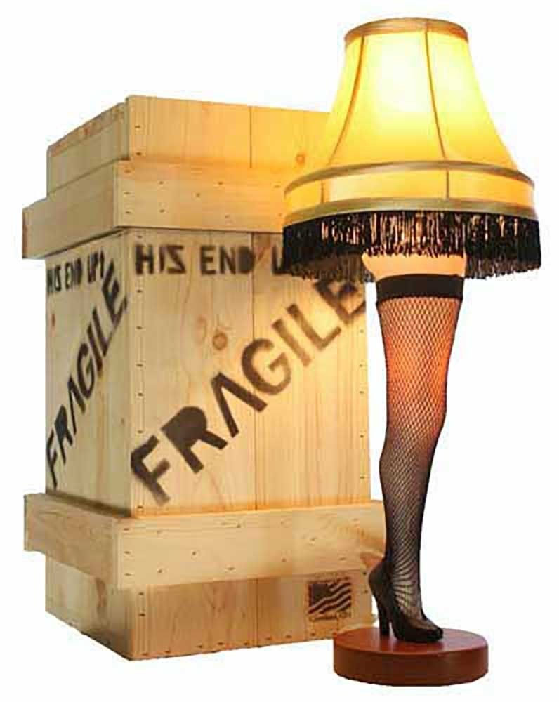 A Christmas Story 26 Deluxe Desktop Leg Lamp Christmas throughout size 796 X 1000