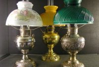 A Selection Of Table Antique Oil Lamps Kerosene Lamps regarding proportions 1024 X 806