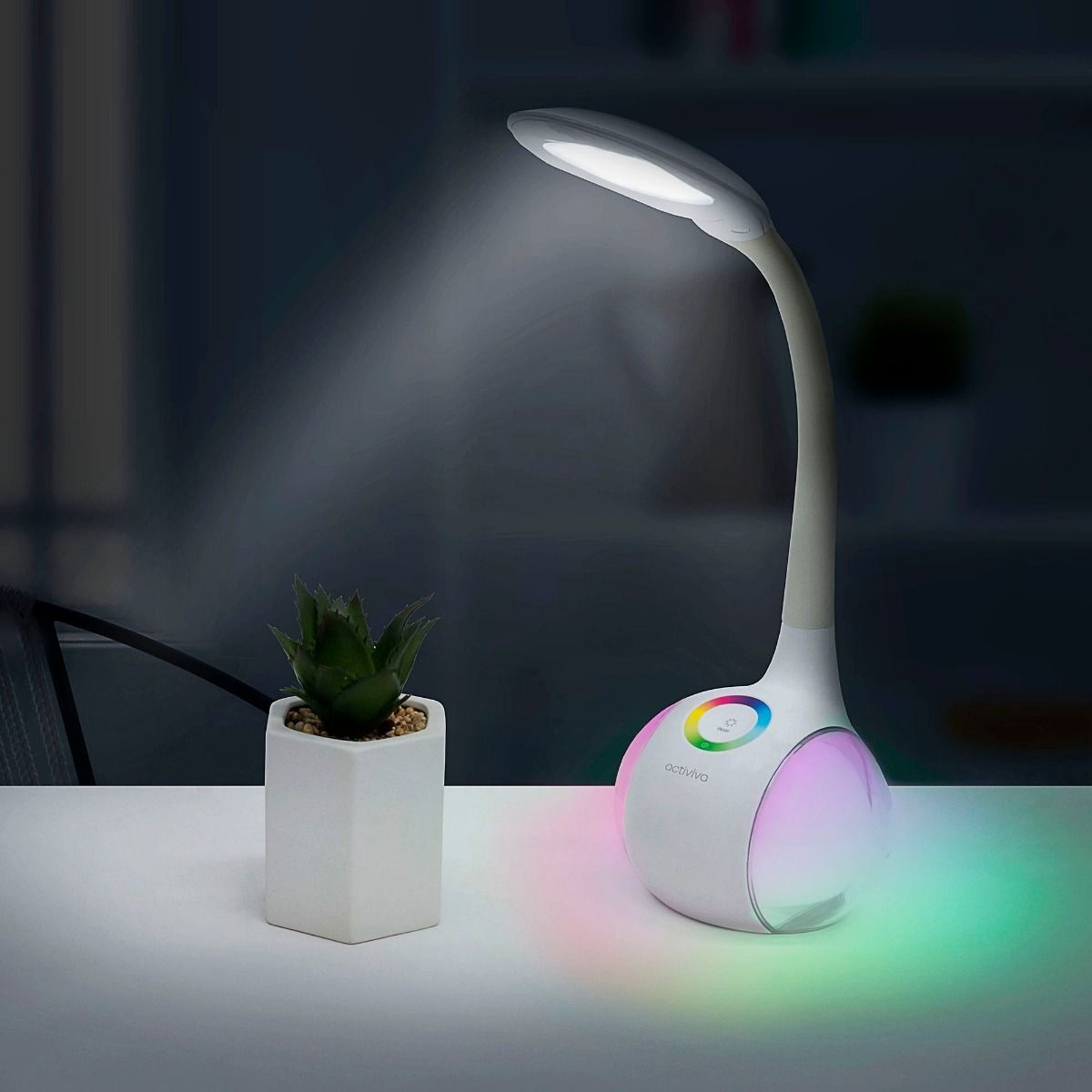 Activiva Led Desk Lamp With Rgb Colour Changing Base inside measurements 1200 X 1200