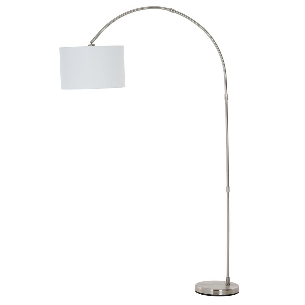 Adesso 78 In Arc Floor Lamp With Burlap Shade Af42006ab with size 1000 X 1000