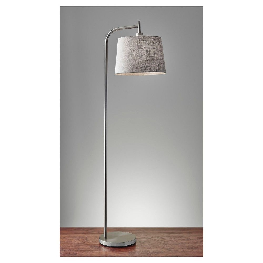 Adesso Blake Floor Lamp Silver Products In 2019 Silver inside size 1000 X 1000