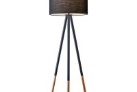 Adesso Louise 60 In Black Tripod Floor Lamp pertaining to dimensions 1000 X 1000