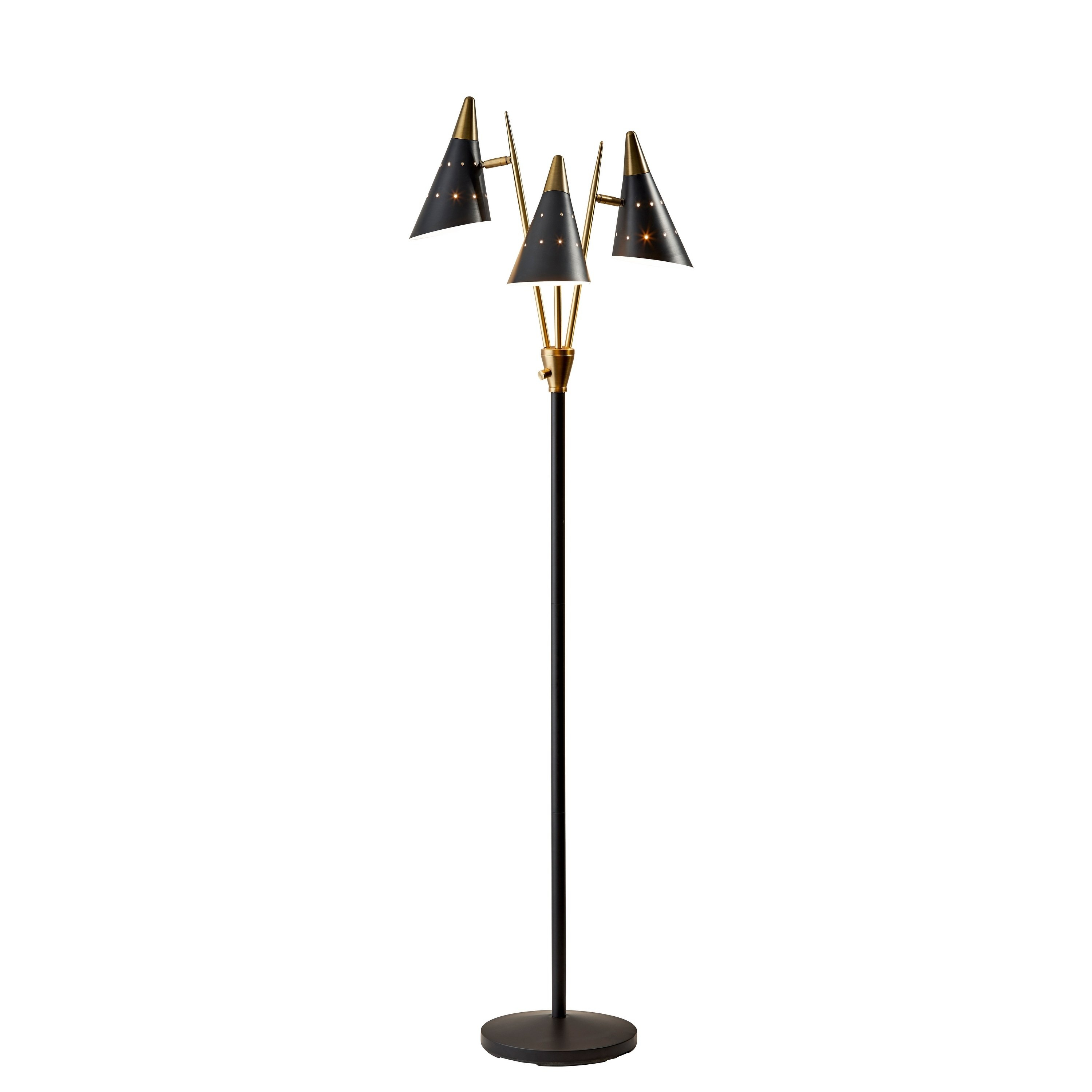 Adesso Nadine 3 Arm Floor Lamp Products In 2019 White regarding measurements 3000 X 3000