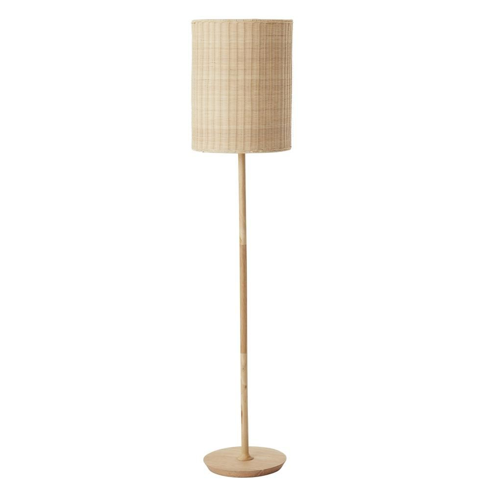 Albany Rattan Floor Lamp Natural In 2019 Rattan in measurements 1000 X 1000