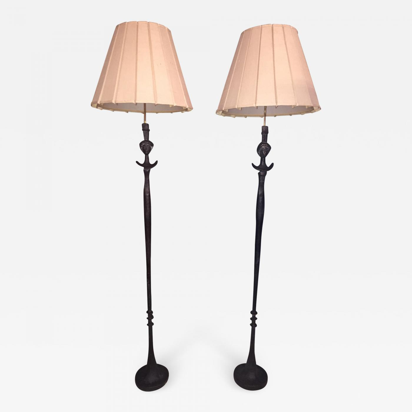 Alberto Giacometti Superb Pair Of Bronze Tete De Femme Floor Lamps After Alberto Giacometti within proportions 1400 X 1400