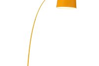 An Arched Chrome Floor Lamp In Yellow Arc Lamp Decor for sizing 1200 X 1200