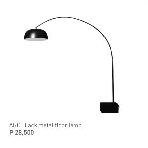 Arc Floor Lamp In Black Metal Habitat Manila pertaining to size 1250 X 1250