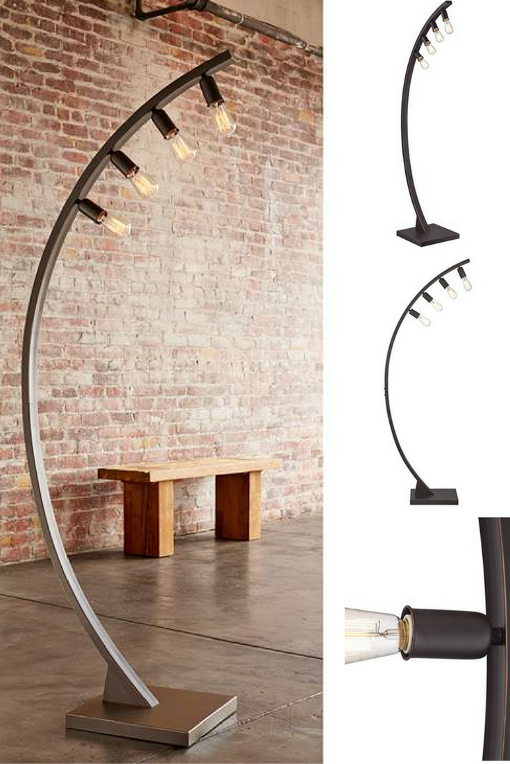 Arcos Bronze Arc Floor Lamp • Deck Storage Box Ideas