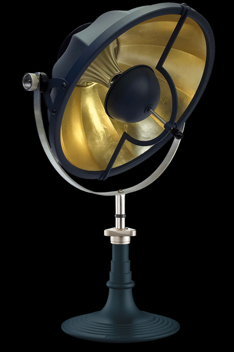 Armilla Blue Gold Leaf Table Lamp inside dimensions 799 X 1200