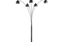 Artiva Amore 86 In Jet Black Led Arc Floor Lamp With Dimmer with proportions 1000 X 1000