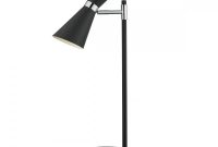 Ashworth Matte Black And Chrome Modern Desk Lamp pertaining to dimensions 1000 X 1000