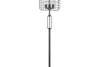 Aspen Creative Corporation 63 In Sand Black Wire Cage Metal Floor Lamp with dimensions 1000 X 1000