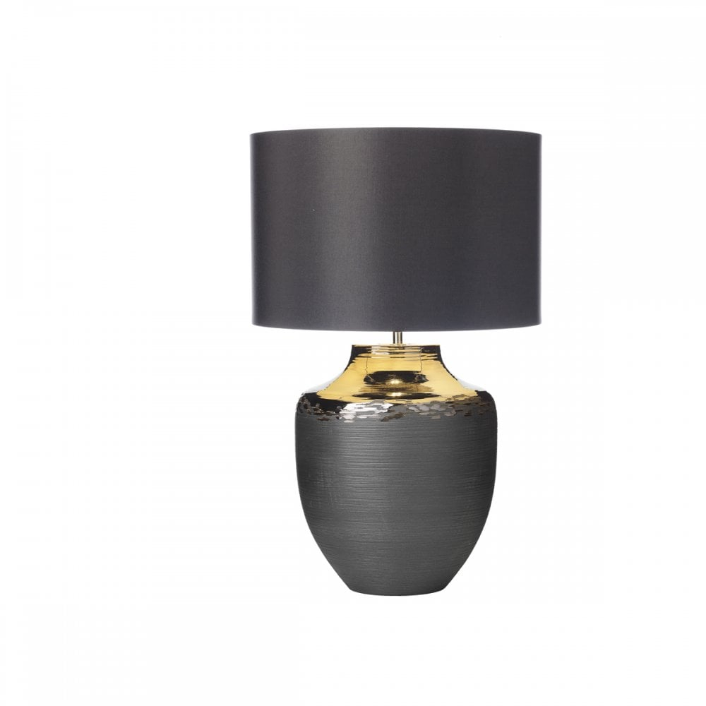 Asy4254 Asya Single Light Ceramic Table Lamp Base With Black Textured Finish within size 1000 X 1000