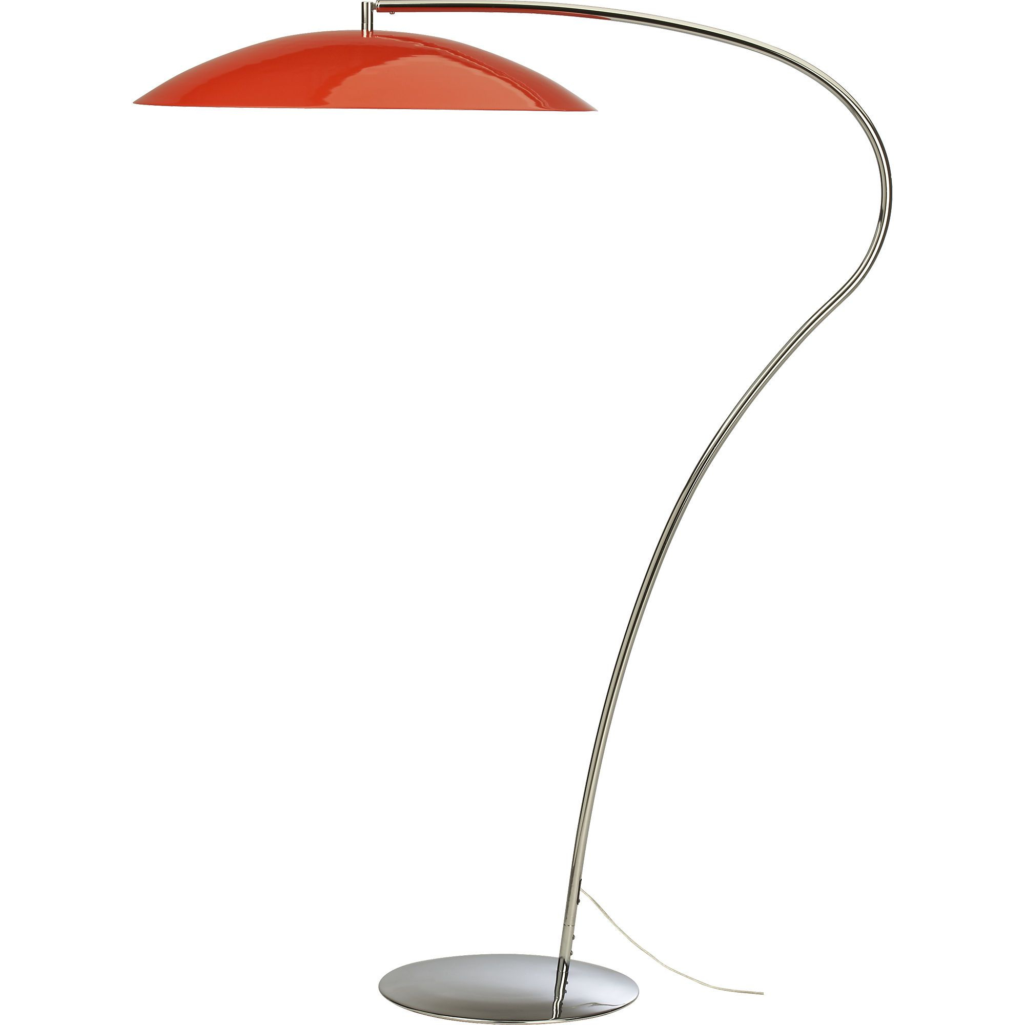 Atomic Lobster Arc Floor Lamp Cb2 Arc Floor Lamps Red throughout proportions 2000 X 2000
