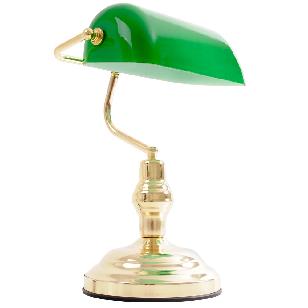 Bankers Lamp Desk Lamp Table Lamp Reading Light Antique Green Globo 2491 intended for size 1000 X 1000