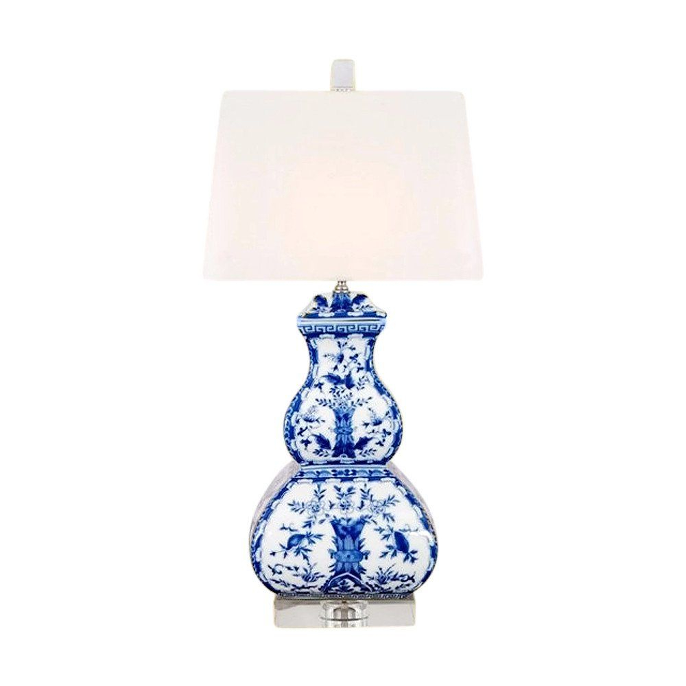Beautiful Blue And White Porcelain Gourd Table Lamp throughout dimensions 1000 X 1000