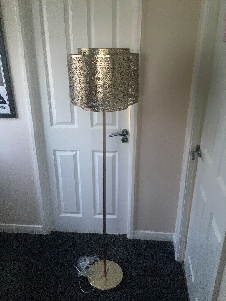 Beautiful Metal Cut Out Floor Lamp From Next Bronze Effect New Without Box In Lisburn County Antrim Gumtree regarding size 768 X 1024