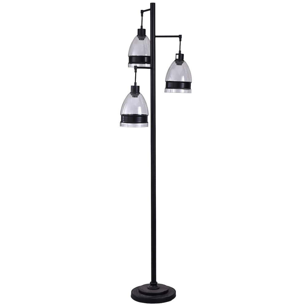 Black Finish 3 Light Floor Lamp Products In 2019 Black pertaining to dimensions 1000 X 1000