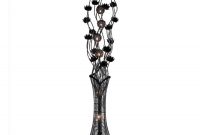 Black Flower Metal Floor Lamp intended for size 1500 X 1500