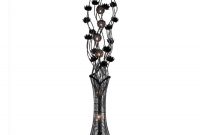 Black Flower Metal Floor Lamp throughout measurements 1500 X 1500