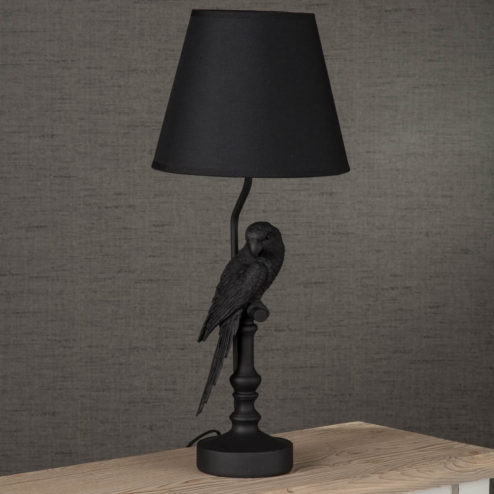 Black Parrot Table Lamp Quirky Table Lights Desres Home regarding size 1000 X 1000