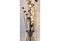 Black Silver Flower Metal Floor Lamp 150cm in size 1000 X 1000
