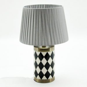 Black White Diamond Table Lamp for sizing 2000 X 2000