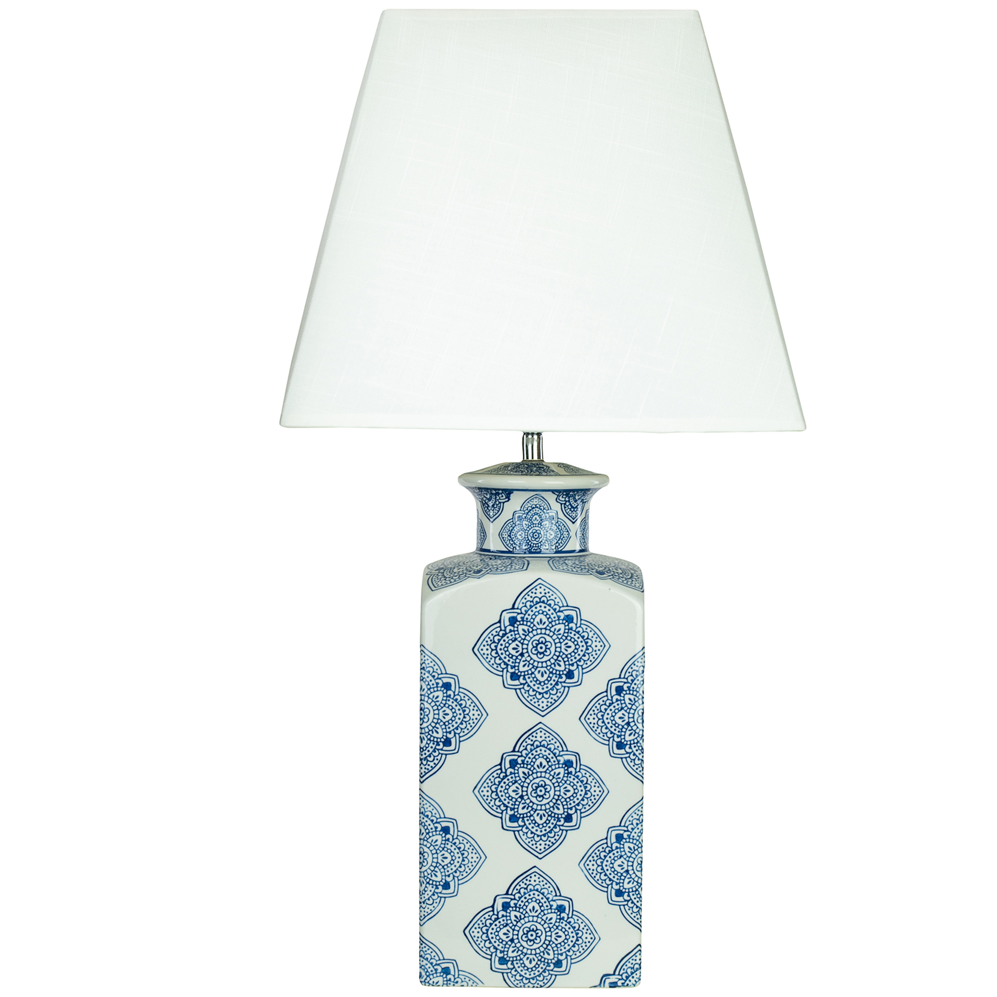 Blue And White Beth Ceramic Table Lamp in dimensions 2000 X 2000