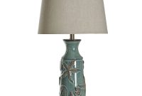 Blue Bay Nautical Ceramic Table Lamp With Seashell Design for measurements 2000 X 2000