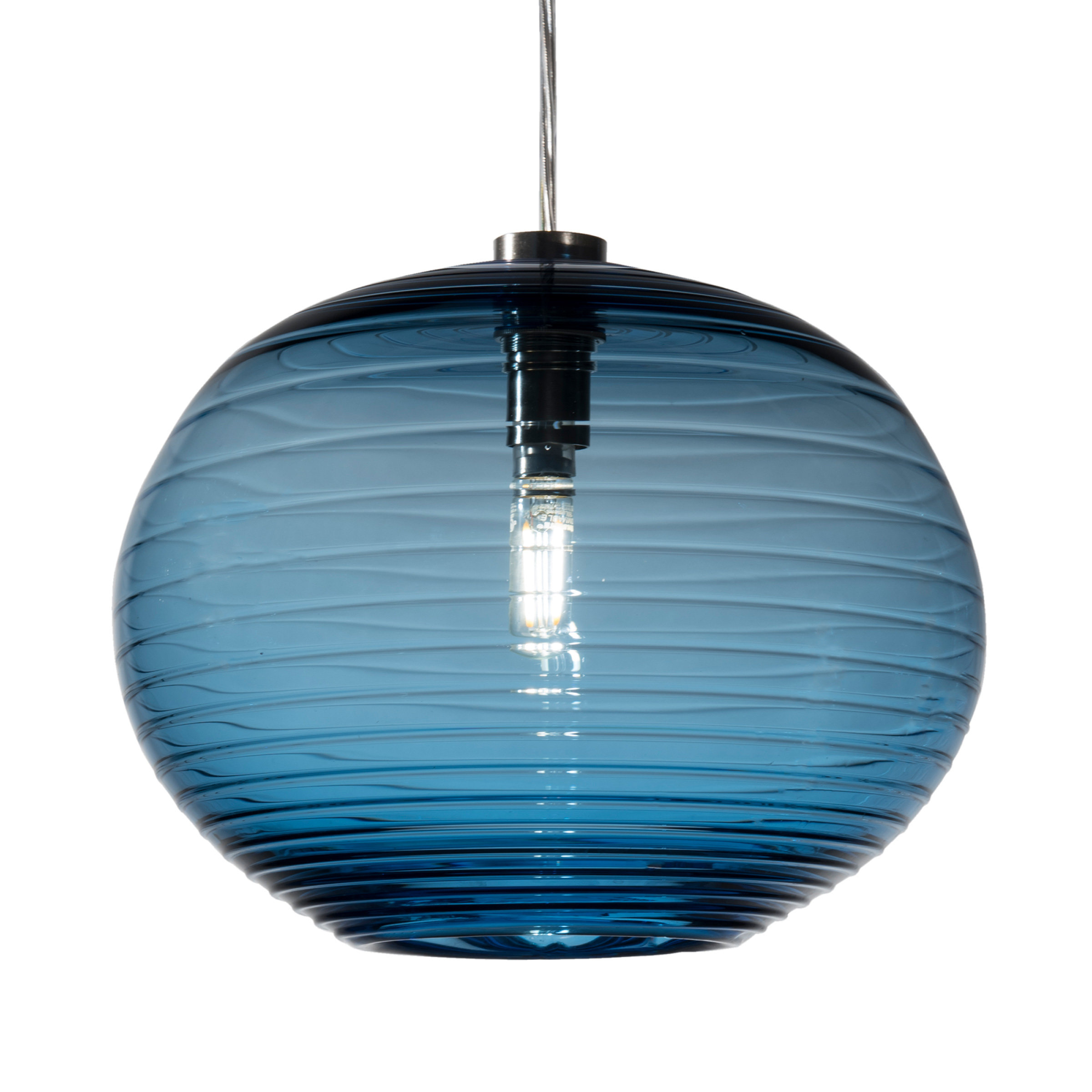 Blue Onion Pendant Tracy Glover Art Glass Pendant Lamp pertaining to sizing 2400 X 2400