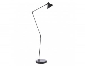 Bob Black Metal Floor Lamp with dimensions 1200 X 925