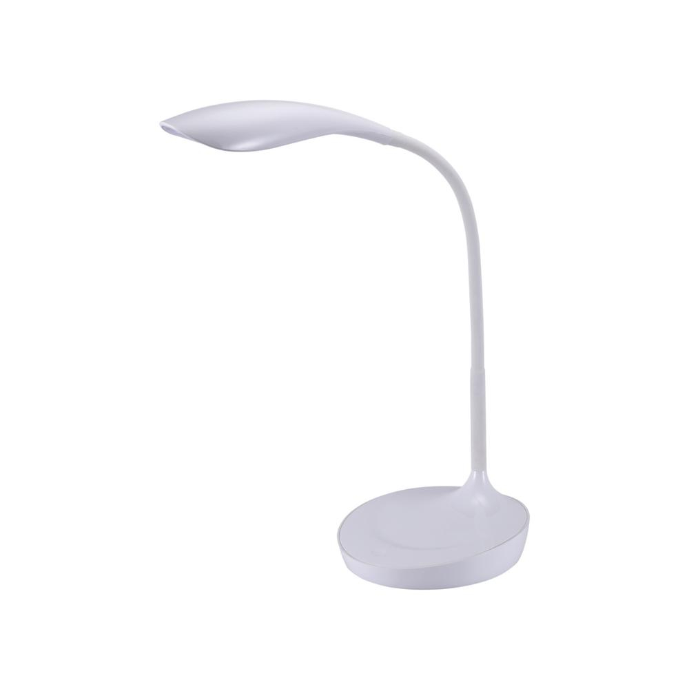 Bostitch 1025 In White Gooseneck Led Desk Lamp With Usb Charging Port throughout proportions 1000 X 1000