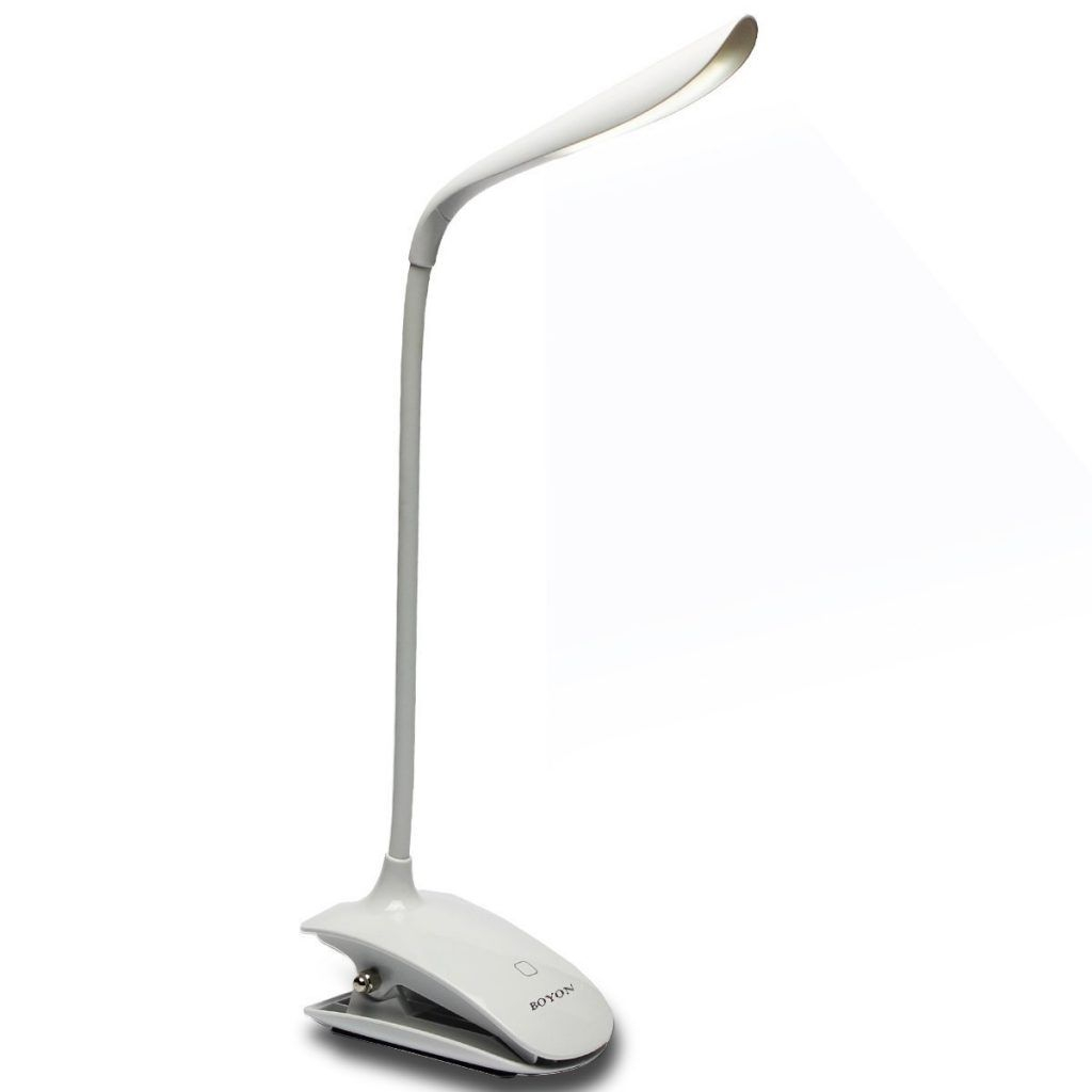 Boyon Portable Clamp On Touch Led Desk Lamp Led Reading Lamp pertaining to size 1024 X 1024