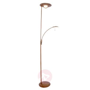Bronze Coloured Led Floor Lamp Zenith With Dimmer regarding sizing 1800 X 1800