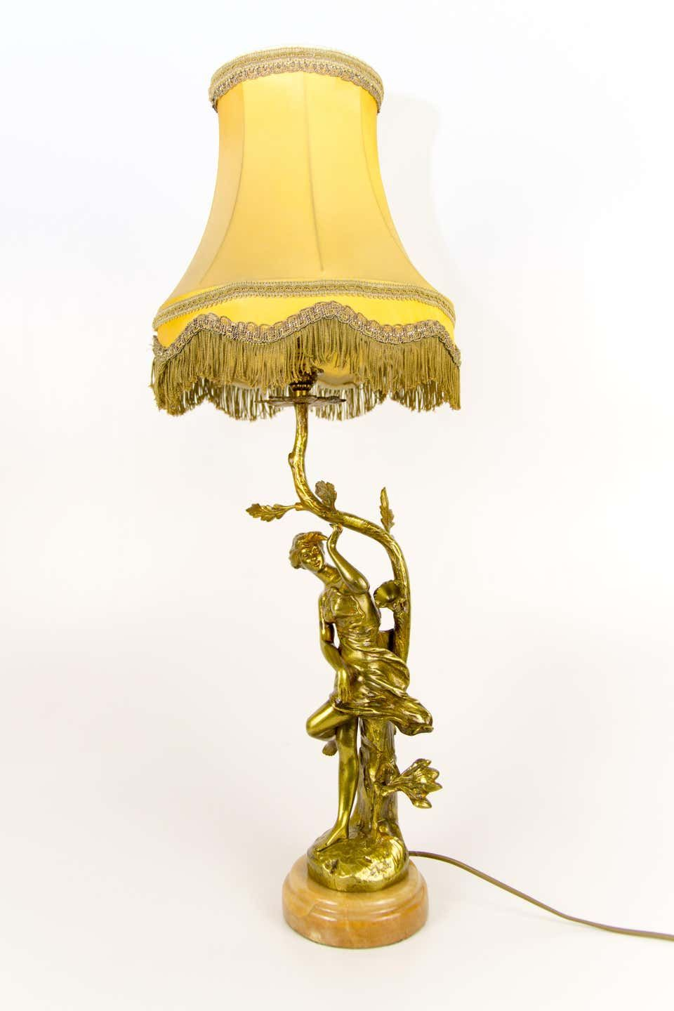 Bronze Figural Lady Table Lamp In 2019 Table Lamp E27 regarding proportions 960 X 1440